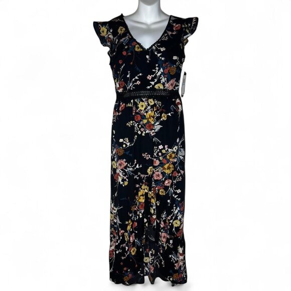 City Studio Floral and Embroidered Maxi Dress - Picture 1 of 5